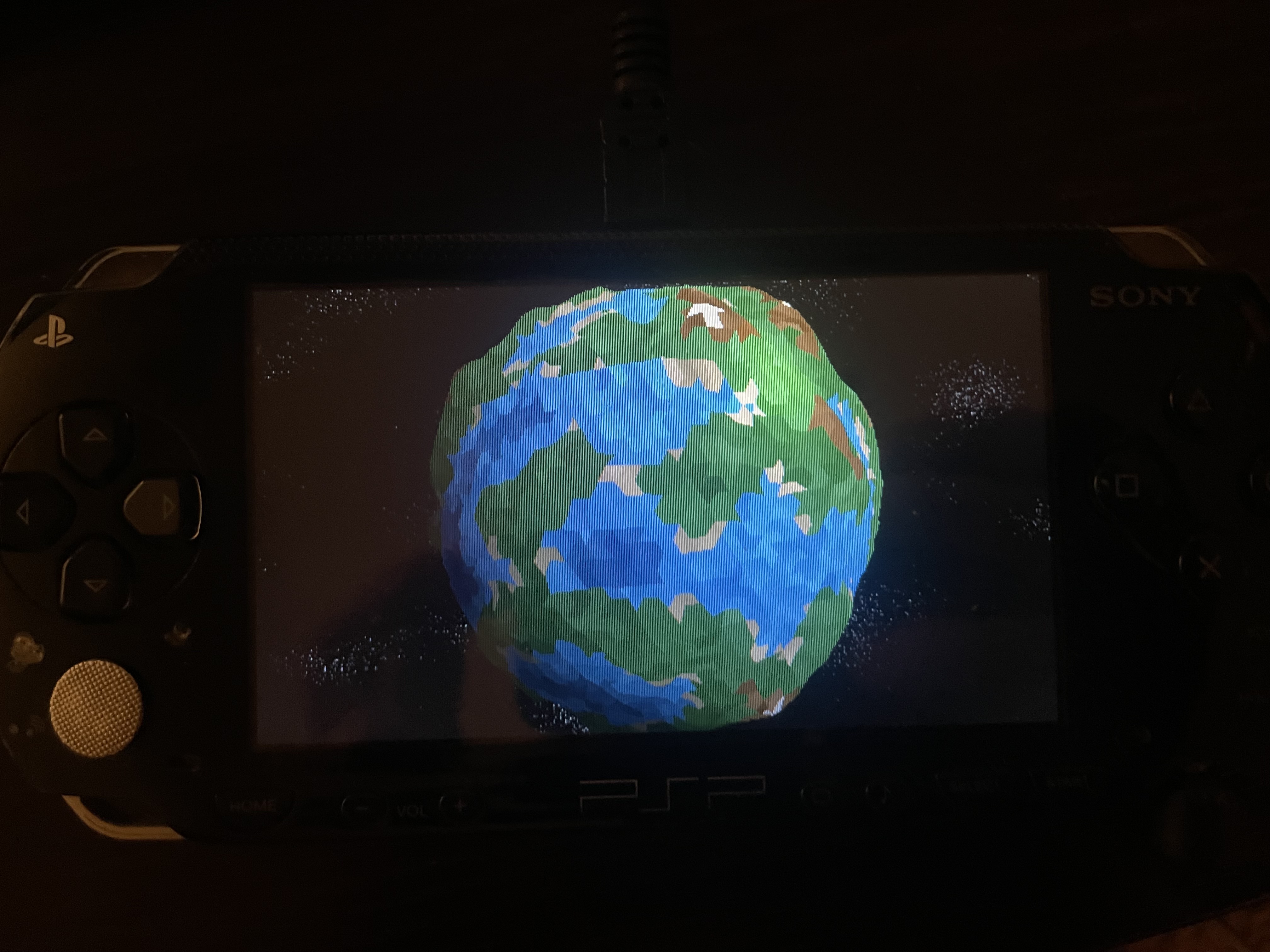 Portable Planet running on the PSP handheld image